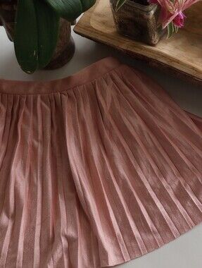 Pleated Pink Women's Skirt